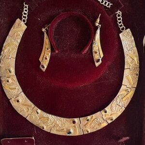 Byzantine Handmade Necklace and Earrings Set